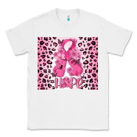 White breast cancer with boxing gloves Classic Tee - MaliasSmallBusiness