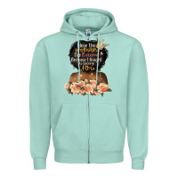 I Love The Woman L've Become Black Girl Zipper Hoodie | Teevron