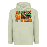 Matcha Tis' the season Football green helmet Heavyweight Hoodie - NancyCooperArtShop