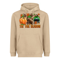 Mushroom Tis' the season Football green helmet Heavyweight Hoodie - NancyCooperArtShop