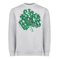 Heather Grey st patrick's day Heavyweight Sweatshirt - MaliasSmallBusiness