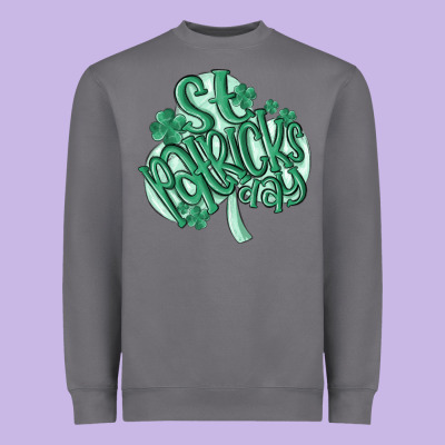 St Patrick's Day Heavyweight Sweatshirt Designed By Maliassmallbusiness