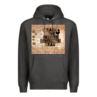 Charcoal Heather black teacher Premium Hoodie - TumblerDesignByShophia