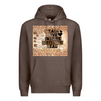 Coffee black teacher Premium Hoodie - TumblerDesignByShophia