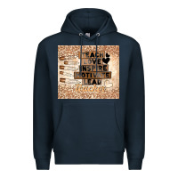 Navy black teacher Premium Hoodie - TumblerDesignByShophia