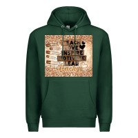 Sports Green black teacher Premium Hoodie - TumblerDesignByShophia