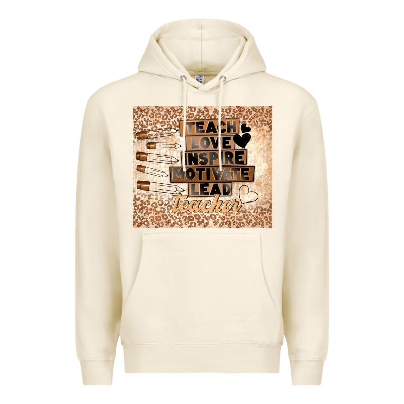Black Teacher Premium Hoodie by TumblerDesignByShophia | Teevron