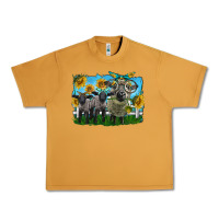 Peanut Butter cute hempshire sheep family Urban Heavy Tee - LillyAllenDesigns