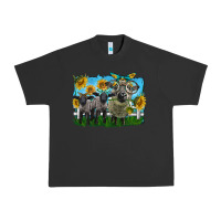 Pigment Black cute hempshire sheep family Urban Heavy Tee - LillyAllenDesigns