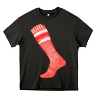 Asphalt red sock fa element 2 Heavy Core Tee - FaDigitalArtStudio