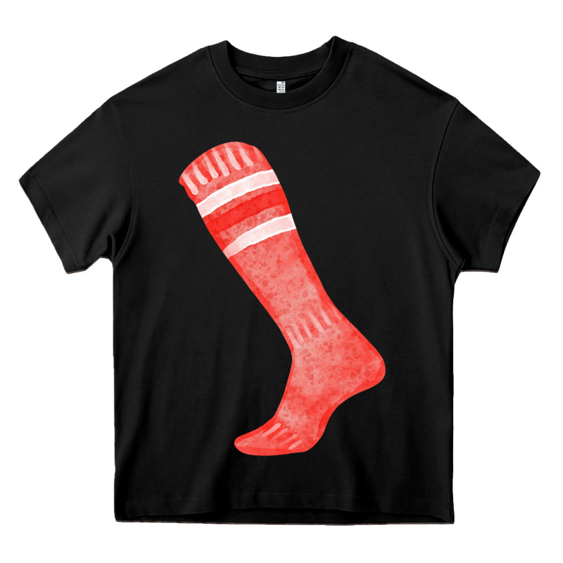 Red Sock Fa Element 2 Heavy Core Tee by FaDigitalArtStudio | Teevron