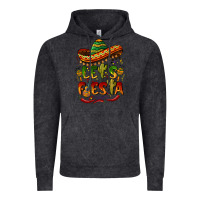 Let's Fiesta Mexican Hat Vintage Hoodie | Teevron