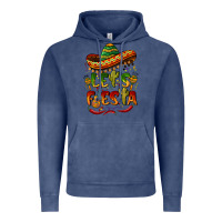 Vintage Denim let's fiesta mexican hat Vintage Hoodie - BarkalooDesign
