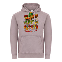 Vintage Zinc let's fiesta mexican hat Vintage Hoodie - BarkalooDesign