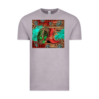 Vintage Zinc country boots and cowboy hat christmas Vintage Tee - Jasminsmagicworld