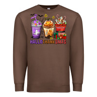 Chestnut hallothanksmas coffee cups Premium Sweatshirt - texasbilliewilder