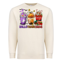 Sandshell hallothanksmas coffee cups Premium Sweatshirt - texasbilliewilder