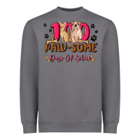 Storm 100 paw some days of school Heavyweight Sweatshirt - MaliasSmallBusiness