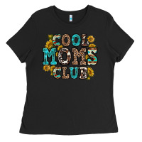 Black cool moms club Ladies Tee - Zillion Design Studio