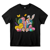 Black Easter Heart Easter Day Heavy Core Tee - Neo Western