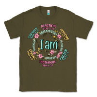 Army Green i am inspiration Classic Tee - MaliasSmallBusiness