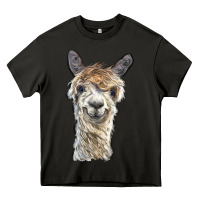 Asphalt alpaca Heavy Core Tee - BarkalooDesign