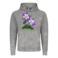 Cloud Rock rocky mountain columbine Vintage Hoodie - LillyAllenDesigns