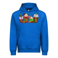 Cobalt christmas coffee cups Urban Hoodie - OliviaCreatesArt
