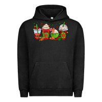 Pigment Black christmas coffee cups Urban Hoodie - OliviaCreatesArt