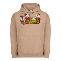 Pigment Burro christmas coffee cups Urban Hoodie - OliviaCreatesArt