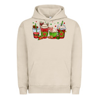 Pigment French Oak christmas coffee cups Urban Hoodie - OliviaCreatesArt