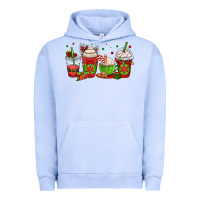 Pigment Grape Ice christmas coffee cups Urban Hoodie - OliviaCreatesArt