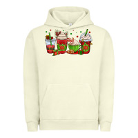 Pigment Pistachio christmas coffee cups Urban Hoodie - OliviaCreatesArt