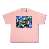 Salmon black unicorn Urban Heavy Tee - LillyAllenDesigns