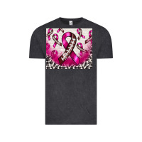 Vintage Black breast cancer american football ribbon Vintage Tee - NancyCooperArtShop