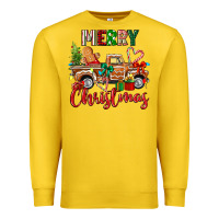 Lemon merry christmas gingerbread truck Premium Sweatshirt - texasbilliewilder