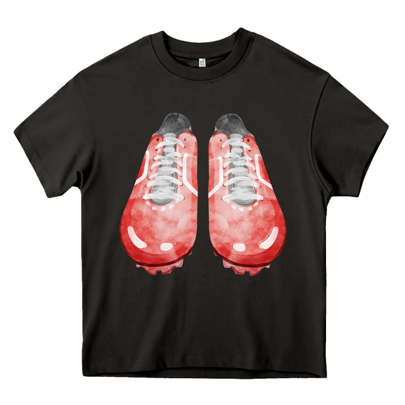 Red Cleats Fa Element 3 Heavy Core Tee by FaDigitalArtStudio | Teevron