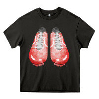 Asphalt red cleats fa element 3 Heavy Core Tee - FaDigitalArtStudio