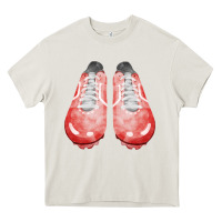 Cream red cleats fa element 3 Heavy Core Tee - FaDigitalArtStudio