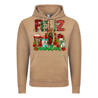 Vintage Coffee feliz navidad lady of Guadalupe christmas coffee Vintage Hoodie - Jasminsmagicworld