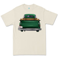 Bone western green truck back view Premium Tee - FaDigitalArtStudio