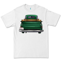 White western green truck back view Premium Tee - FaDigitalArtStudio