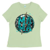 Matcha cowhide mama lighting bolt Ladies Tee - Zillion Design Studio