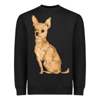Black chihuahua Heavyweight Sweatshirt - MaliasSmallBusiness