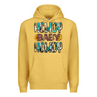Antique Gold Western Howdy Baby Howdy Premium Hoodie - HowdyJamesFarm