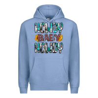 Colony Blue Western Howdy Baby Howdy Premium Hoodie - HowdyJamesFarm