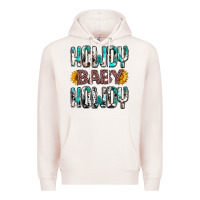 Pale Pink Western Howdy Baby Howdy Premium Hoodie - HowdyJamesFarm