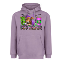 Lavender Boo Heifer Coffee Cups with Halloween Heavyweight Hoodie - texasbilliewilder