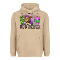 Mushroom Boo Heifer Coffee Cups with Halloween Heavyweight Hoodie - texasbilliewilder
