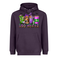 Plum Boo Heifer Coffee Cups with Halloween Heavyweight Hoodie - texasbilliewilder